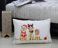 Vibhsa Christmas Throw Pillow for couch 14"x 20"