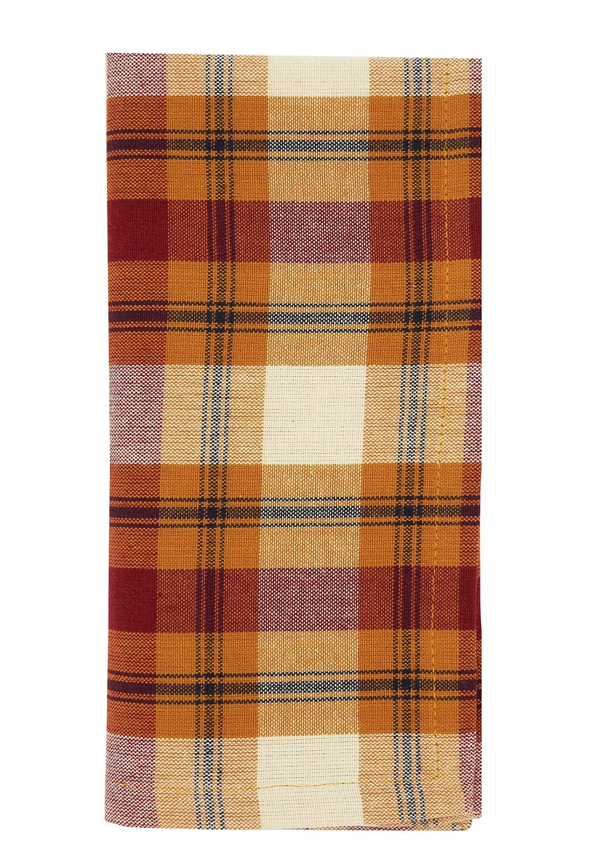 Fennco Styles Harvest Plaid Table Linens — Napkins & Tablecloth
