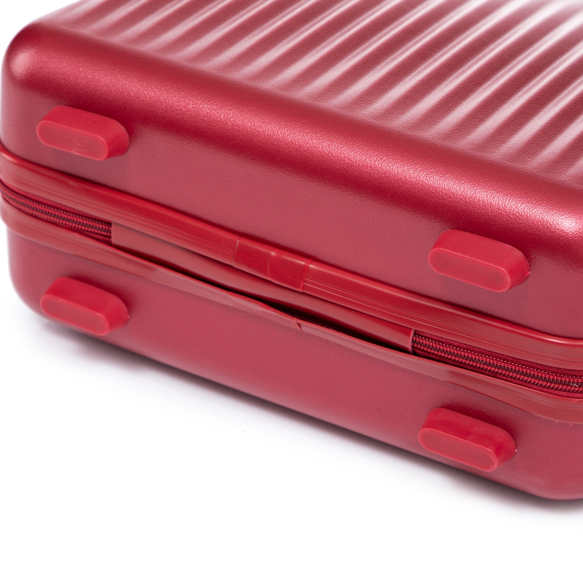 14'/20' 2 pcs ABS Spinner Wheel Luggage Set with Combination Lock and Front Opening Design