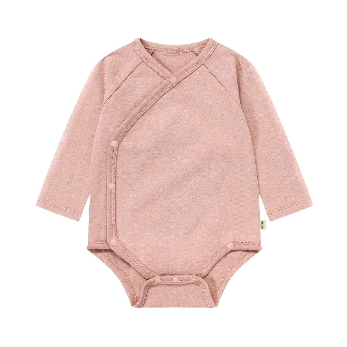 Cotton Long-Sleeve Baby Romper — 52–66 cm