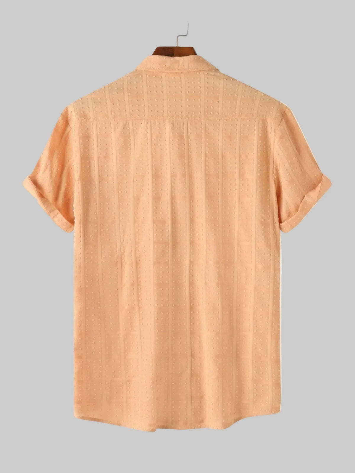 Men's Casual Short Sleeve Button-Down Shirt