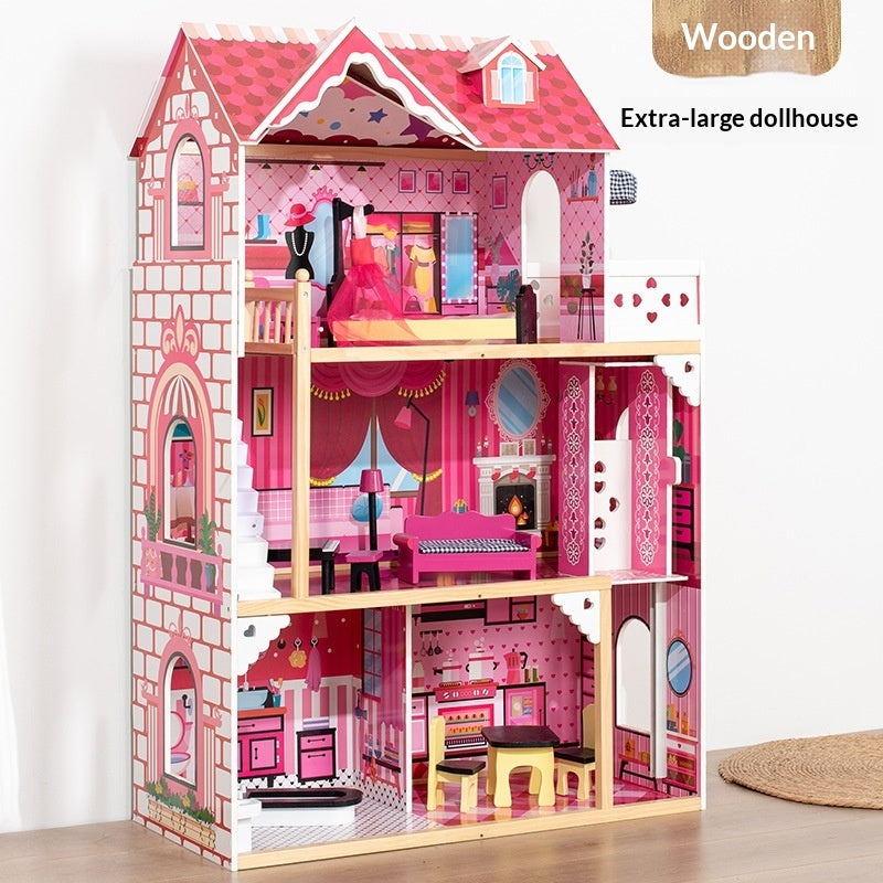 Wooden Vienna Villa Dollhouse — Ages 4–6