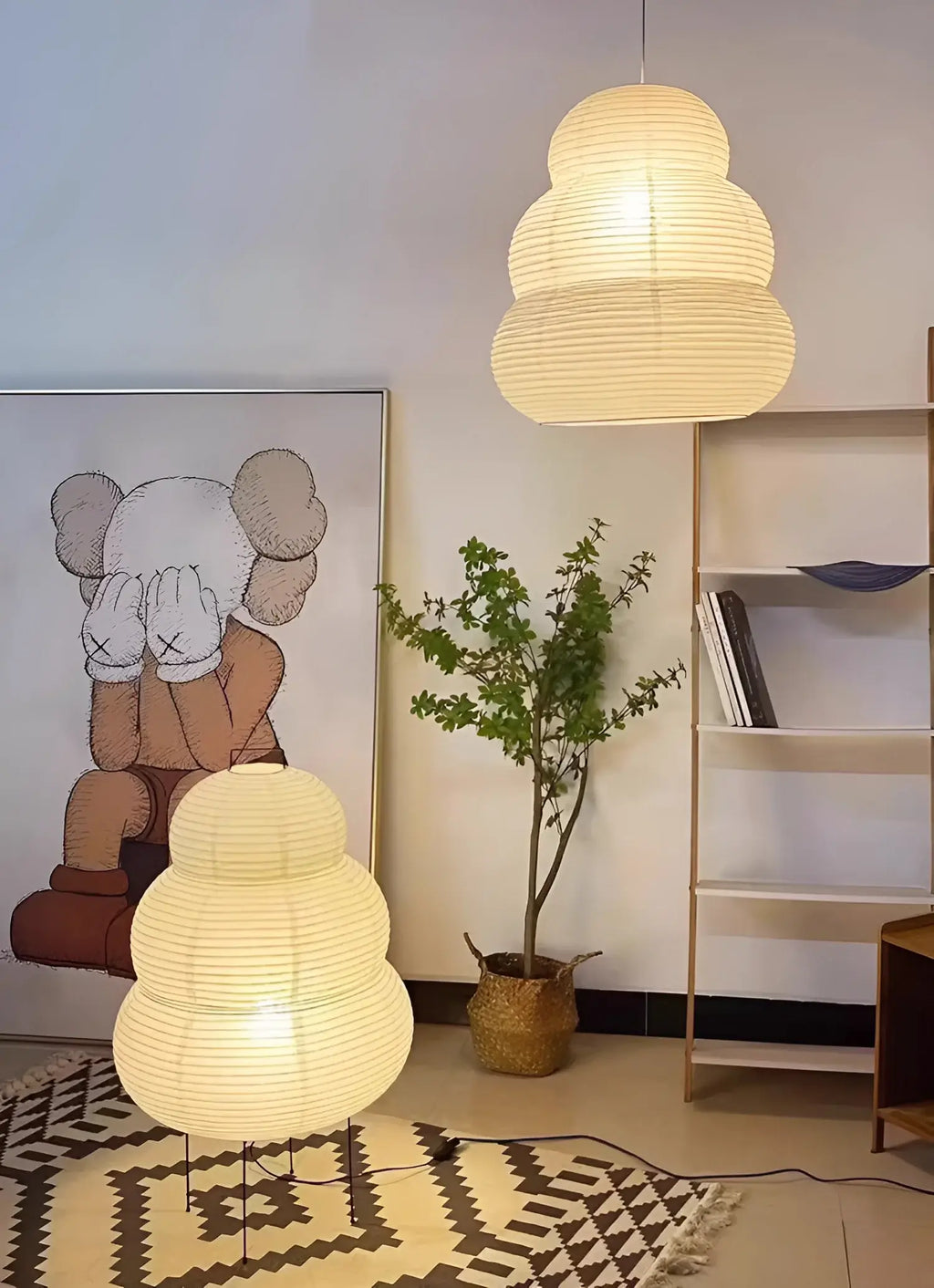 Akari Rice Paper 24N Pendant Light