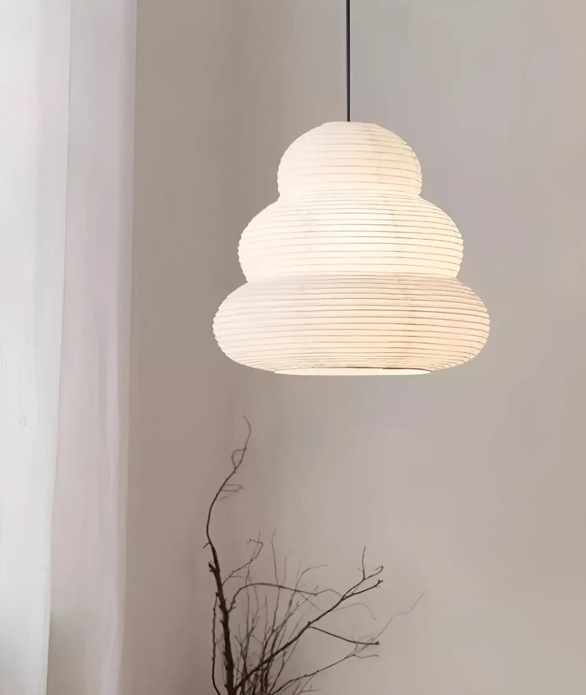 Akari Rice Paper 24N Pendant Light