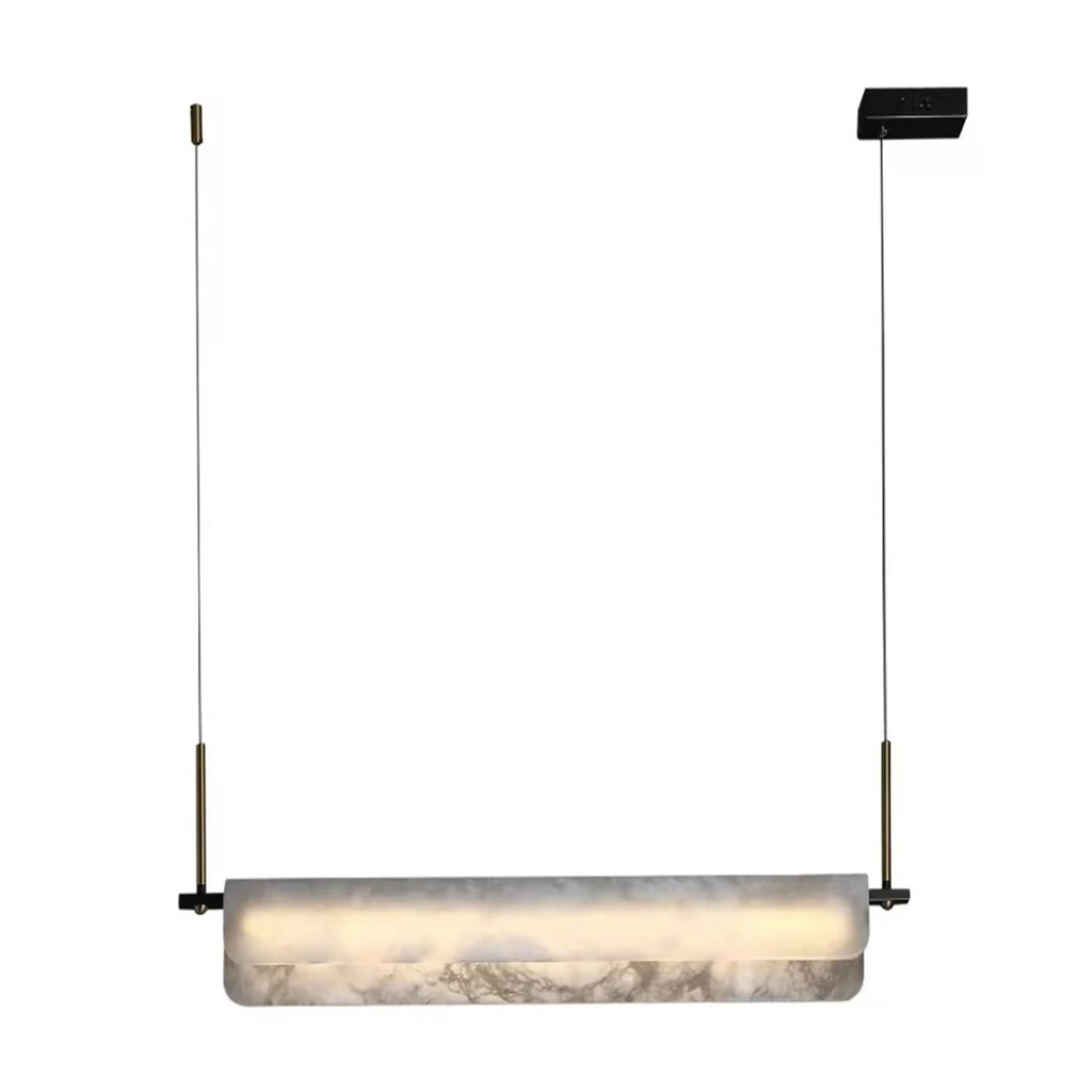 Alabaster Dining Linear Chandelier
