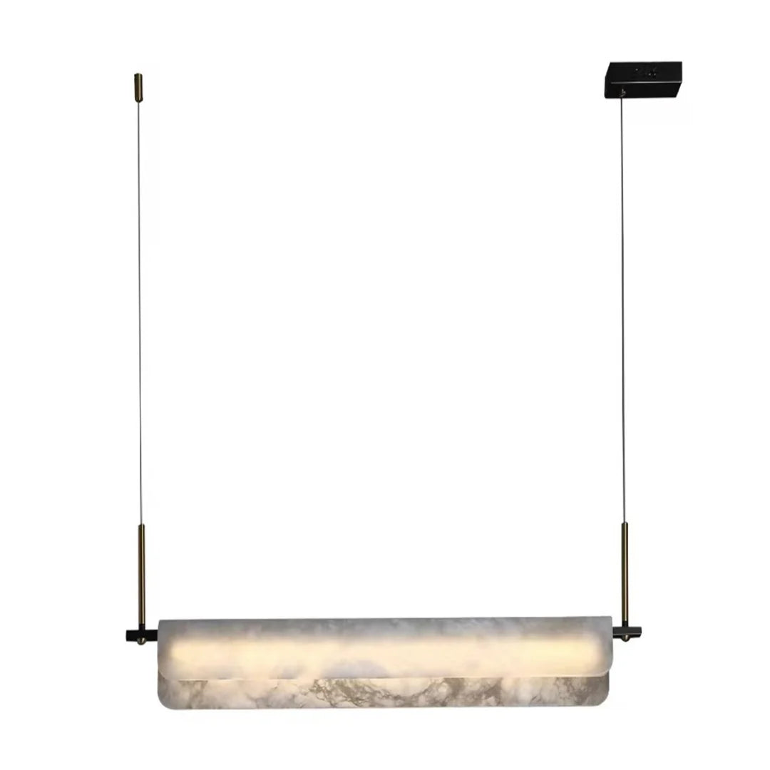 Alabaster Dining Linear Chandelier