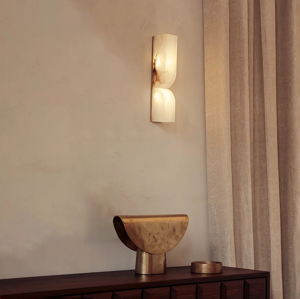 Alabaster Essence Rectangle Wall Sconce