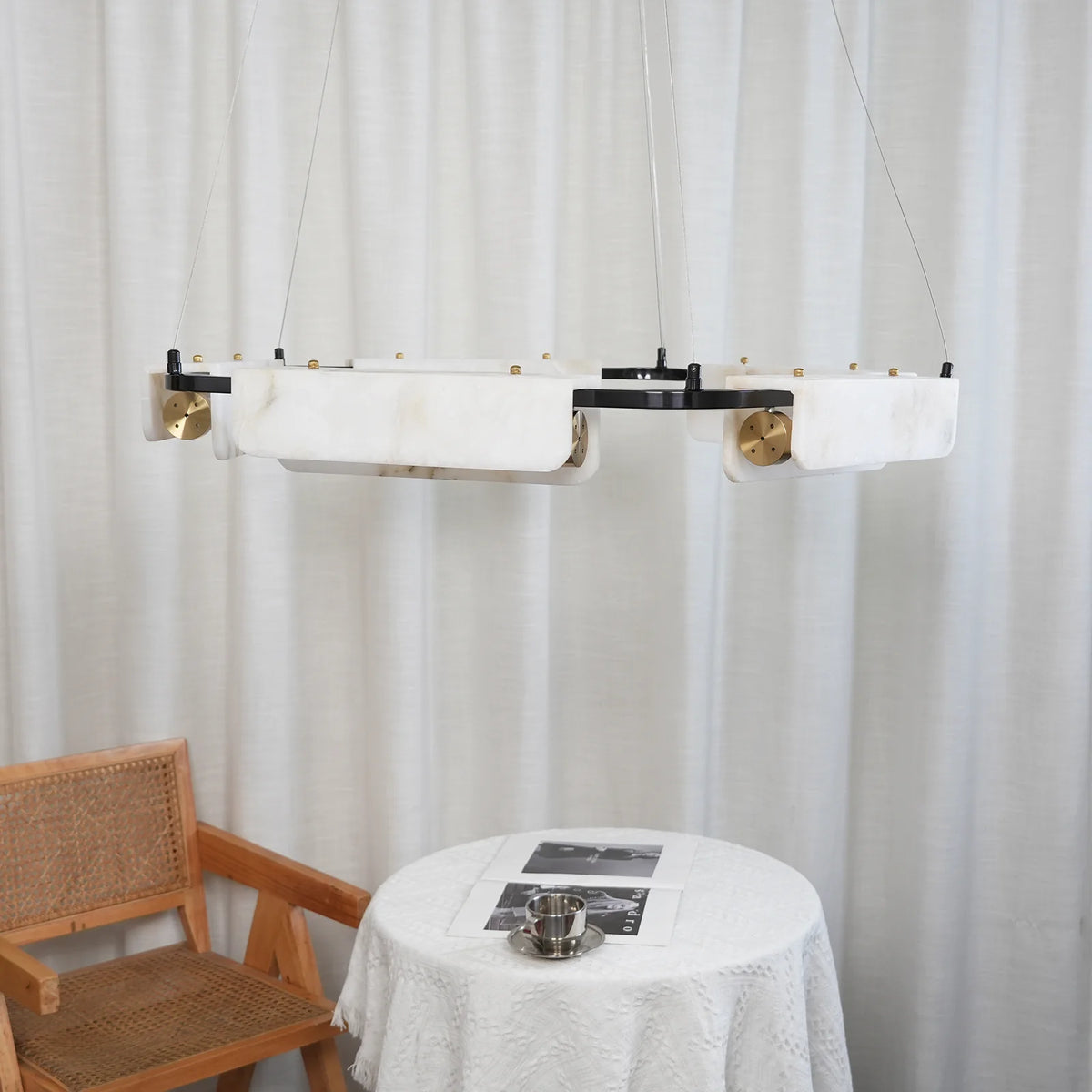 Alabaster Modern Chandelier