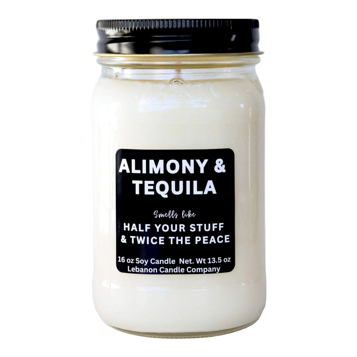 Alimony and Tequila Funny Candle