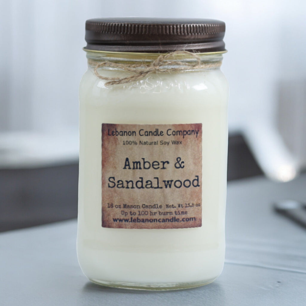 Amber & Sandalwood Candle