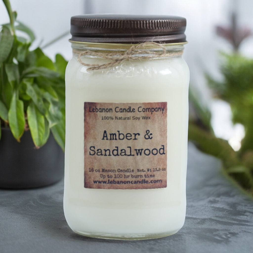 Amber & Sandalwood Candle