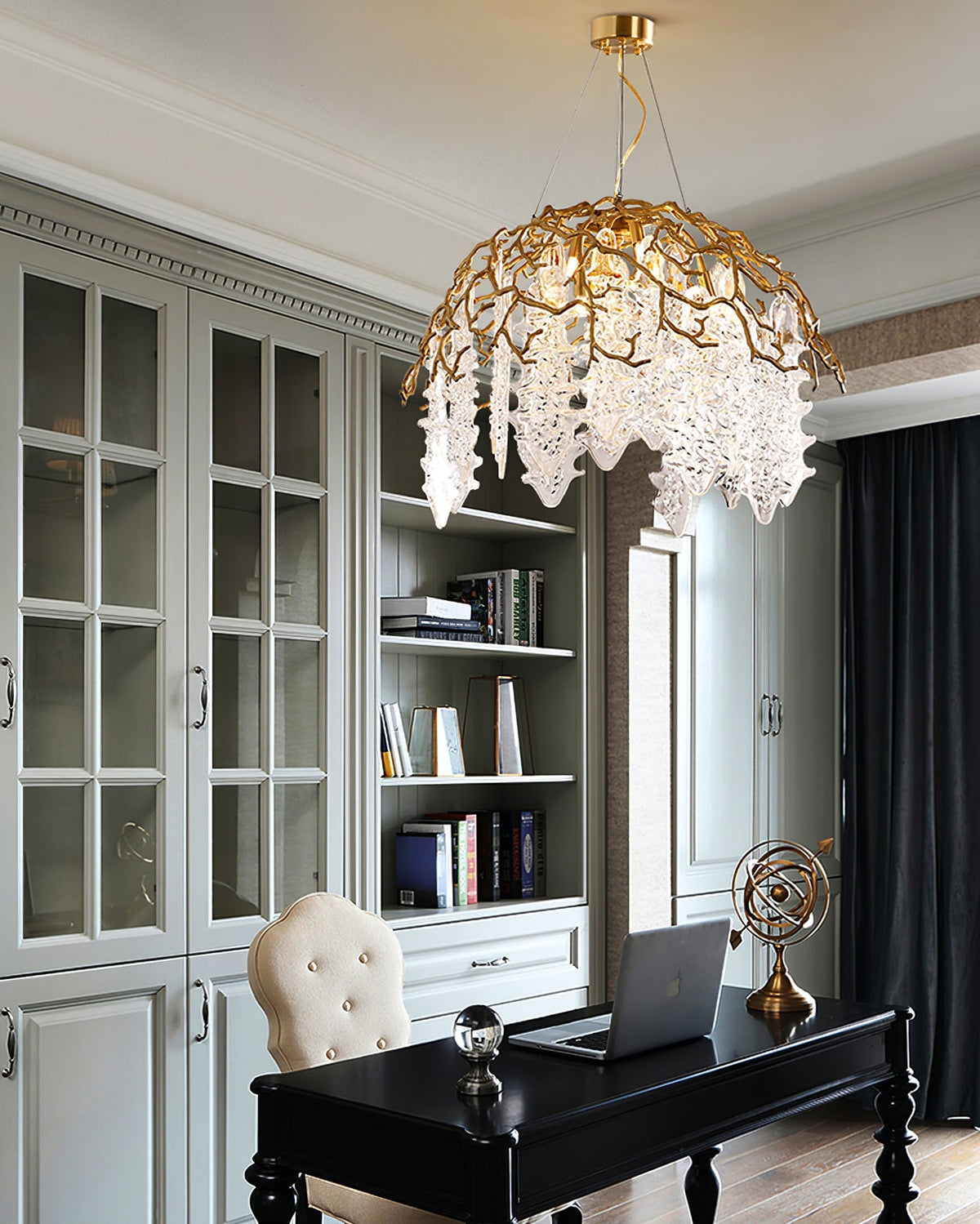 Aqua Dome Chandelier
