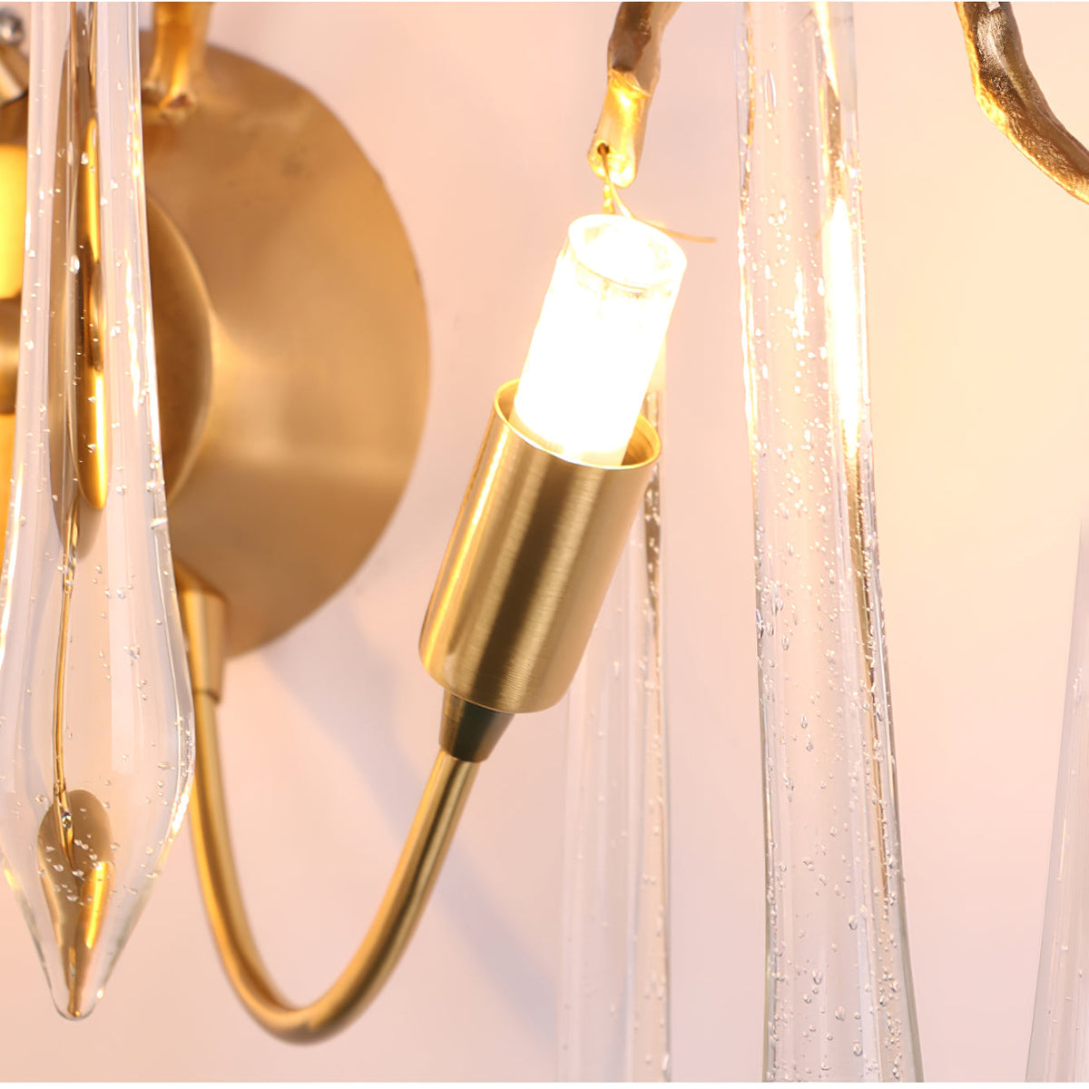 Aqua Salix Crystal Wall Lamp