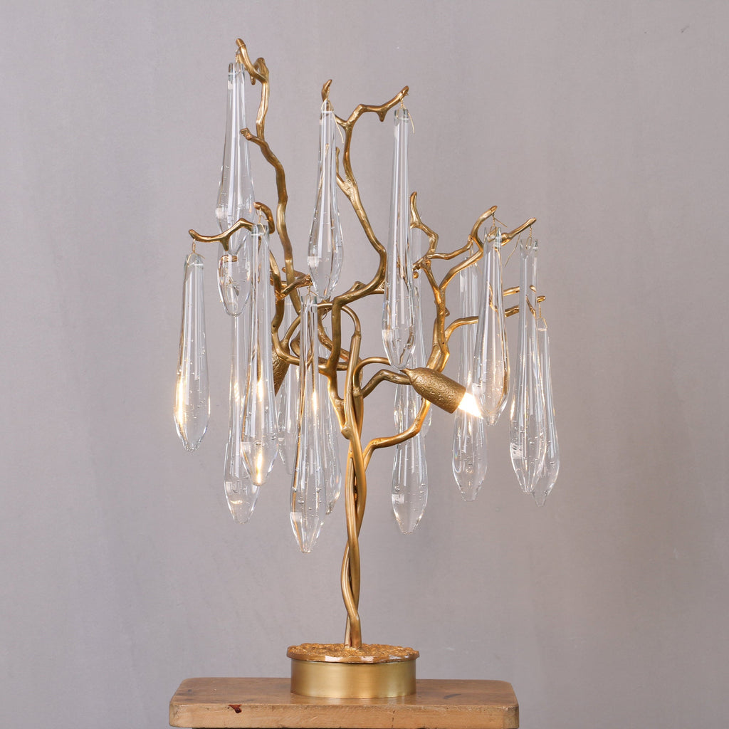 Aqua Willow Table Lamp