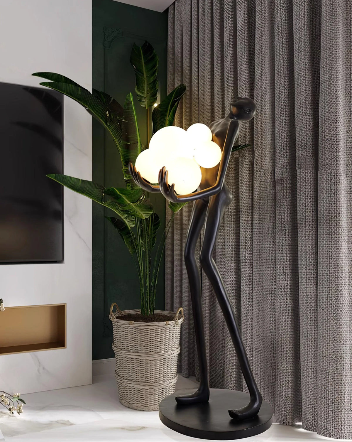 Artistic Decorative Figure Floor Lamp