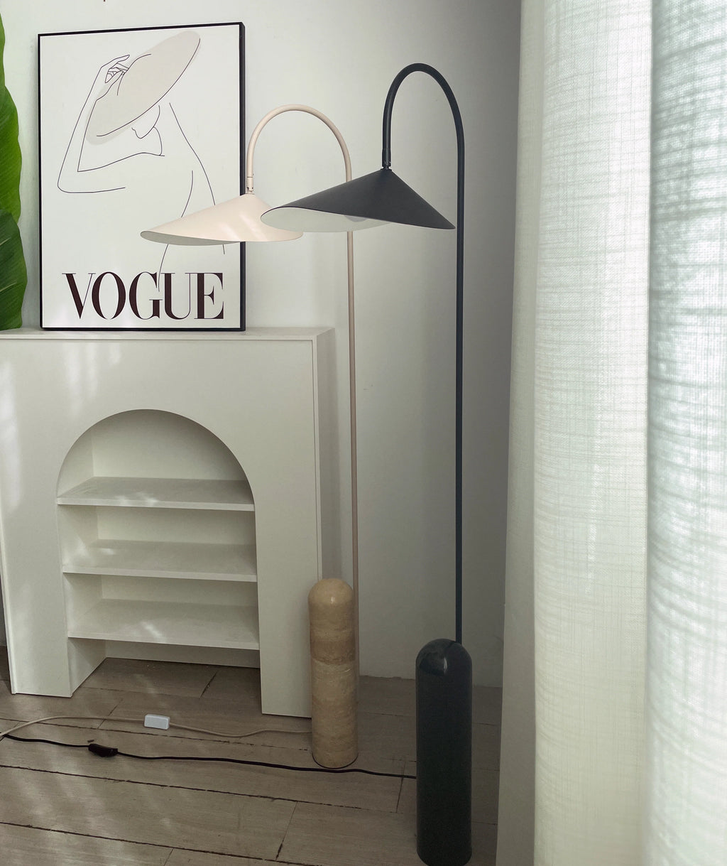 Arum Marble Floor Lamp