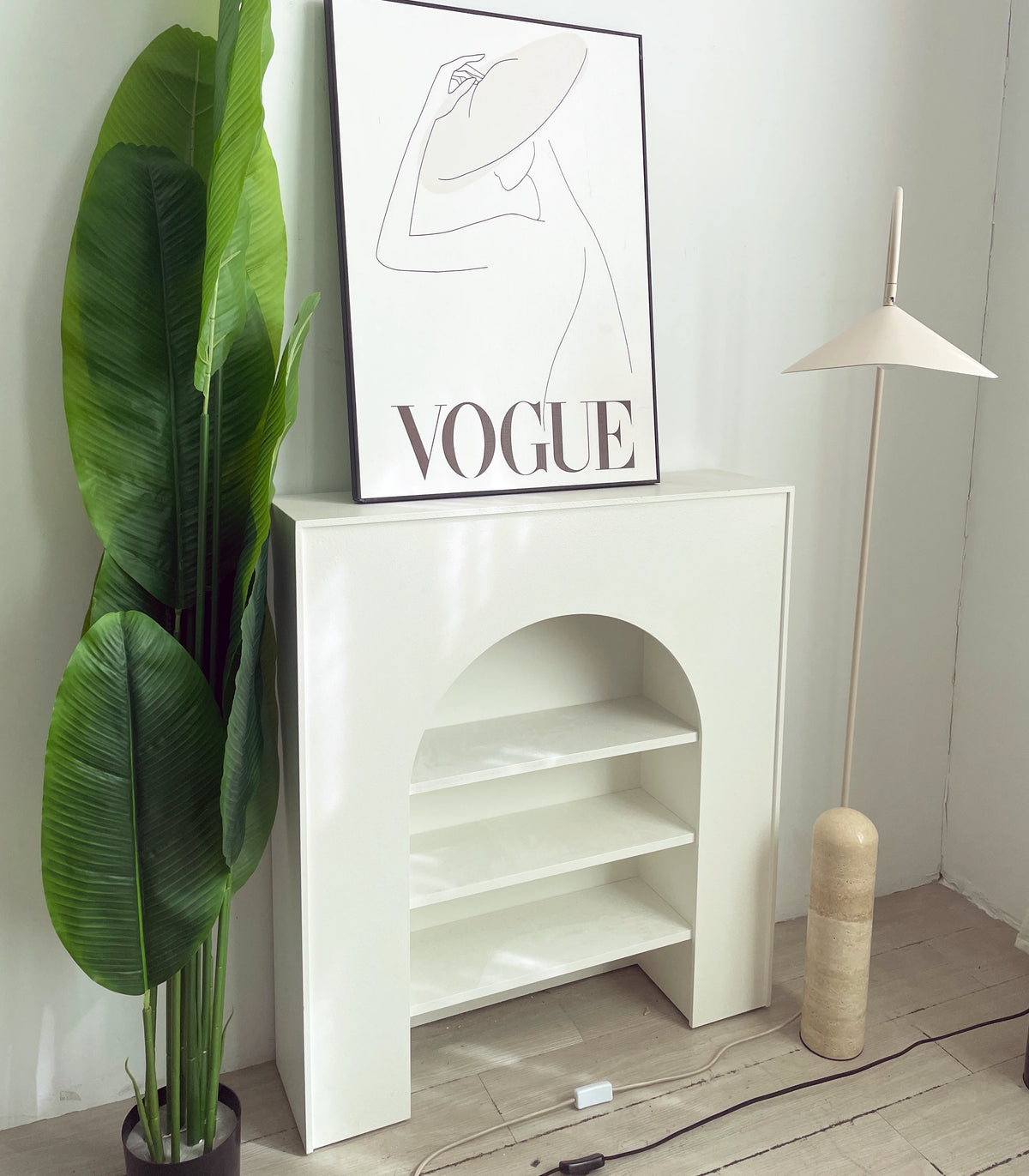 Arum Marble Floor Lamp