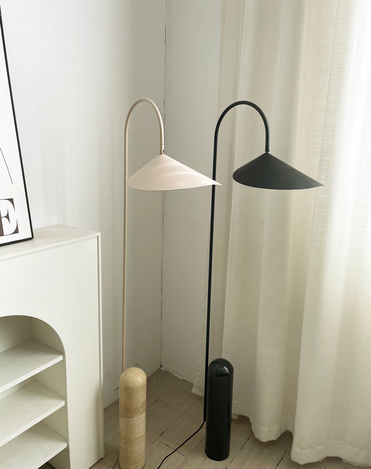 Arum Marble Floor Lamp