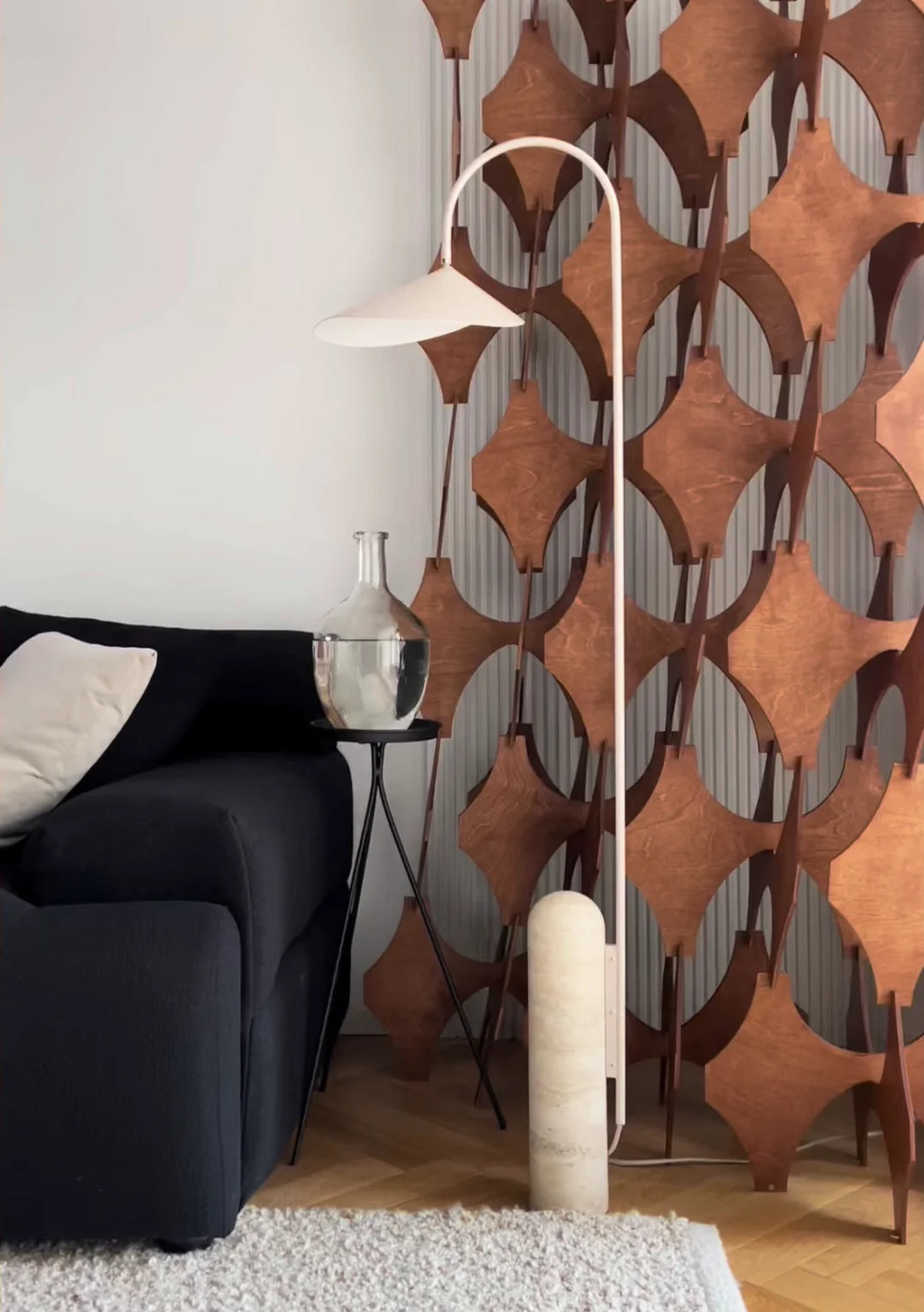 Arum Marble Floor Lamp