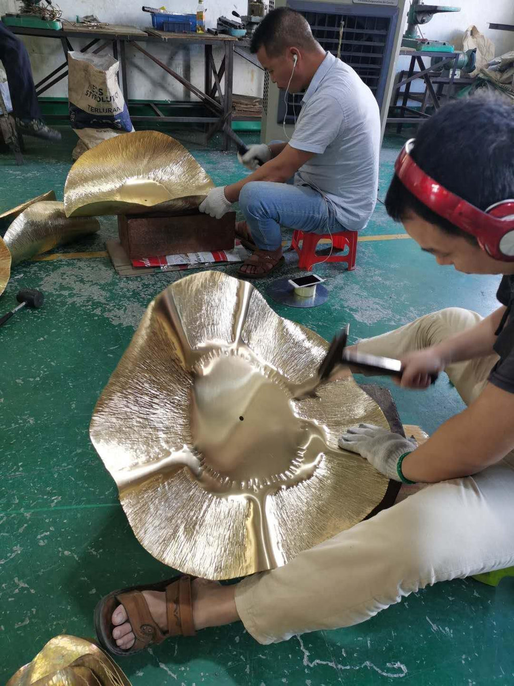 Hammered Pendant Light
