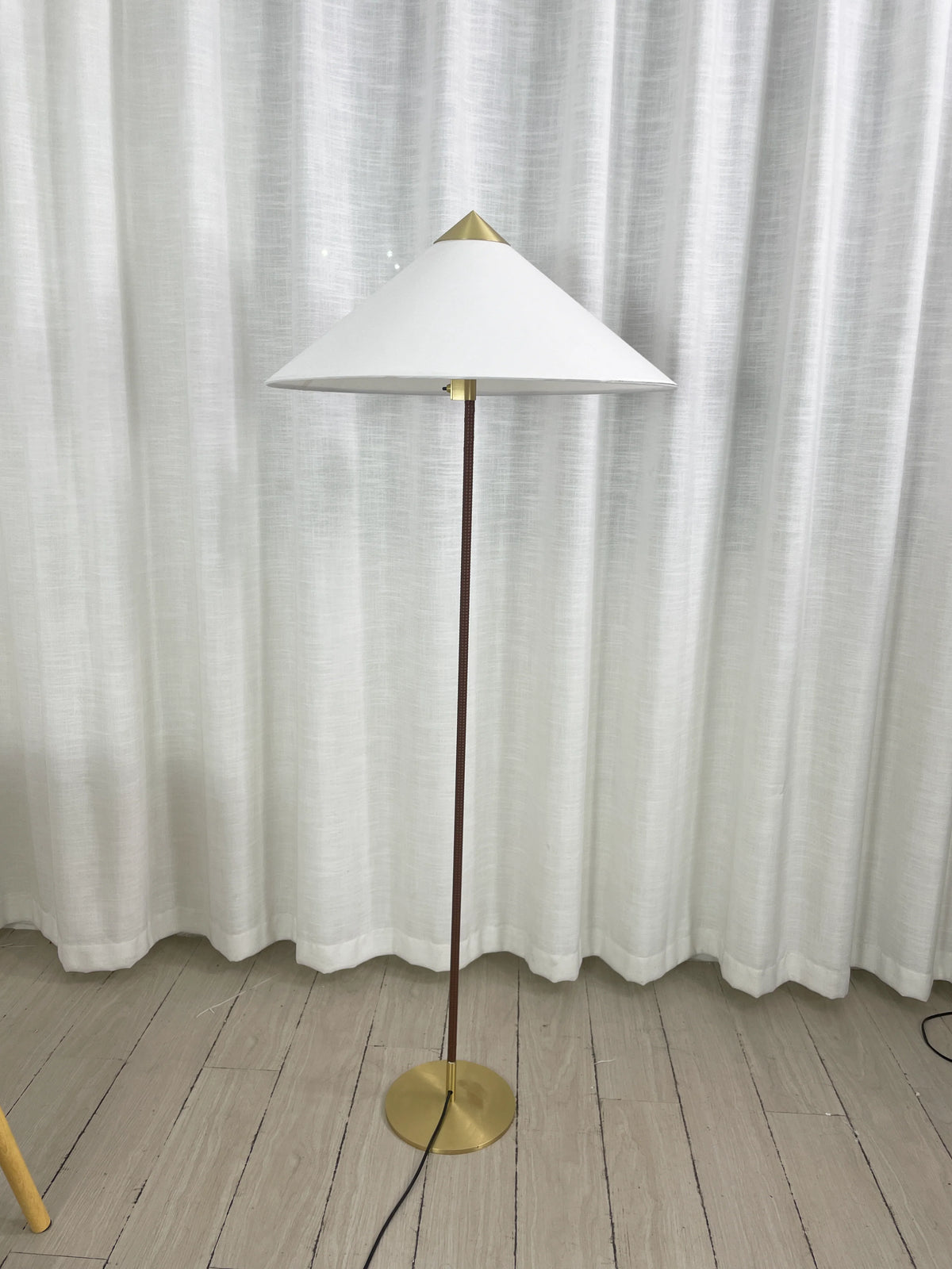 Bamboo Hat Floor Lamp