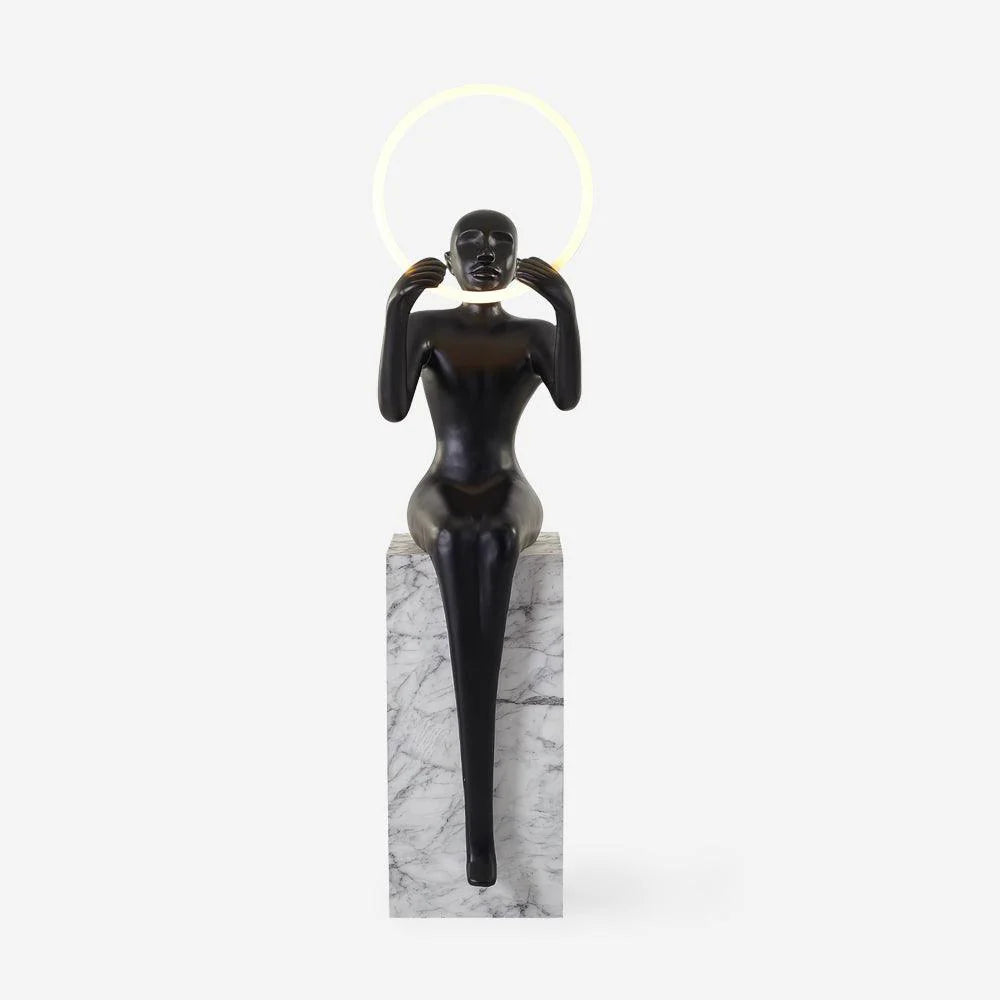 Bella Sitting Sculpture Floor Lamp