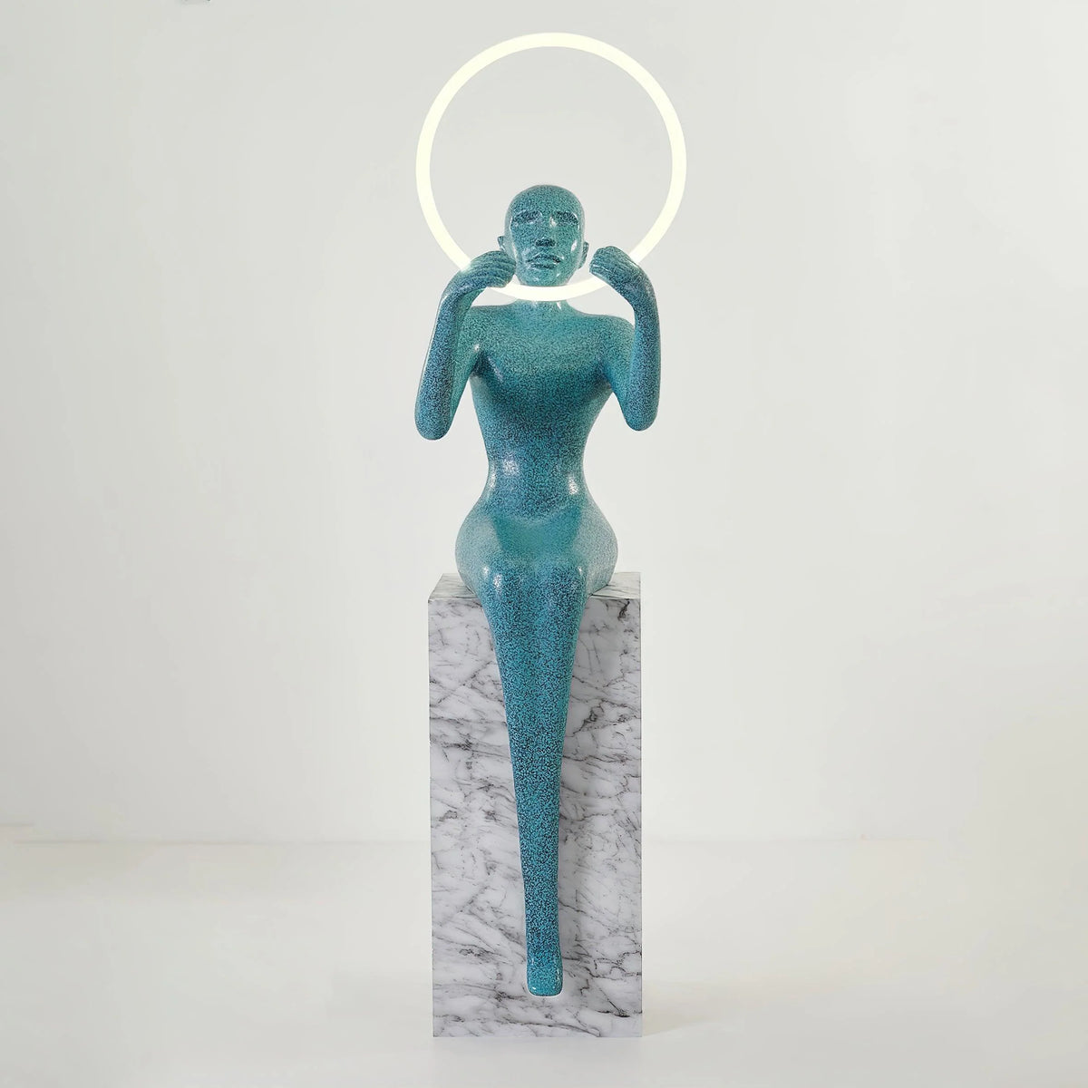 Bella Sitting Sculpture Floor Lamp