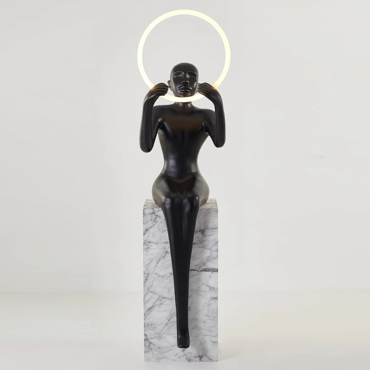 Bella Sitting Sculpture Floor Lamp