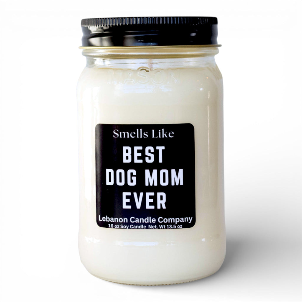 Best Dog Mom Ever Funny Candle