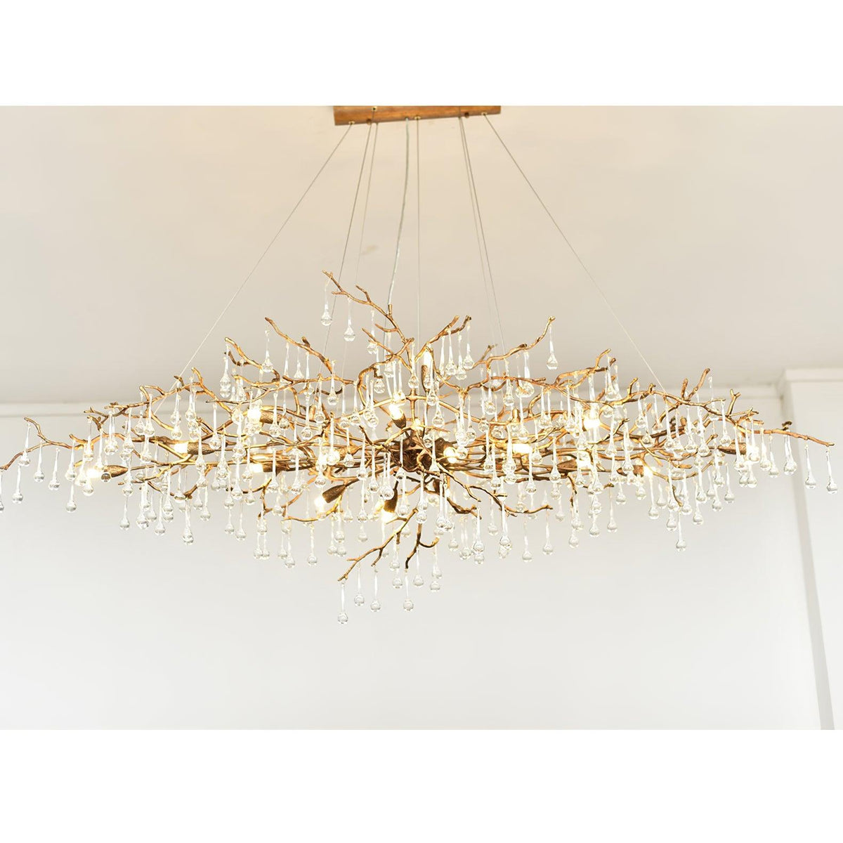 Tree Branch Bijou Crystal Drop Chandelier
