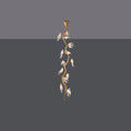 Bird Glass Tree Branch Long Staircase Chandelier