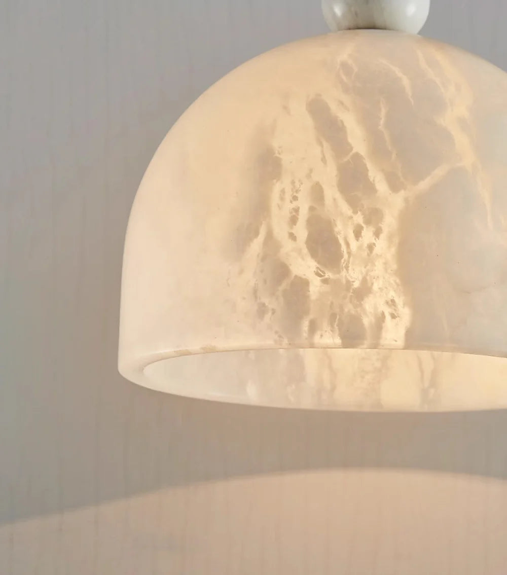 Brass Blair Alabaster Pendant Light