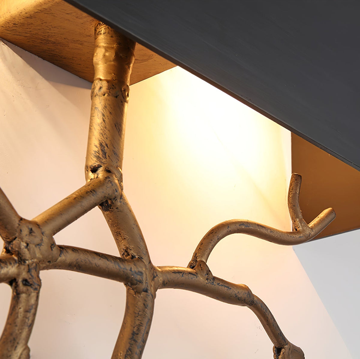 Brass Branch Wall Lamp