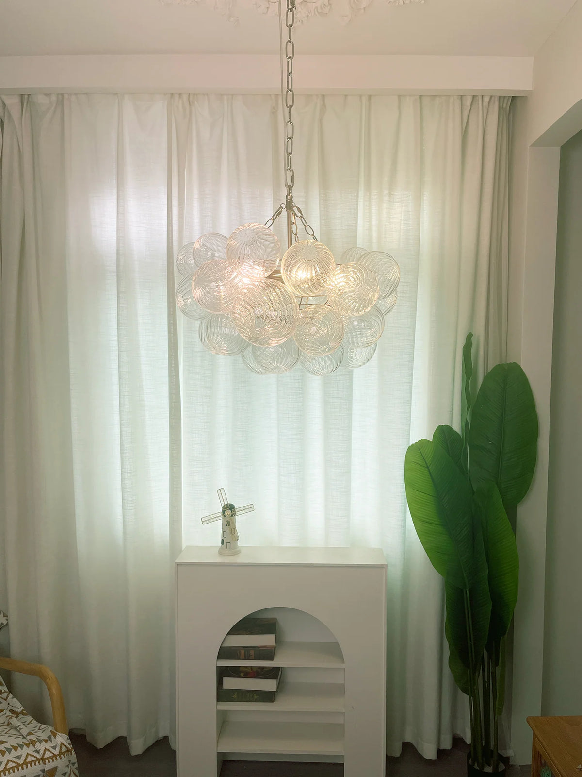 Bubbles Glass Ball Chandelier