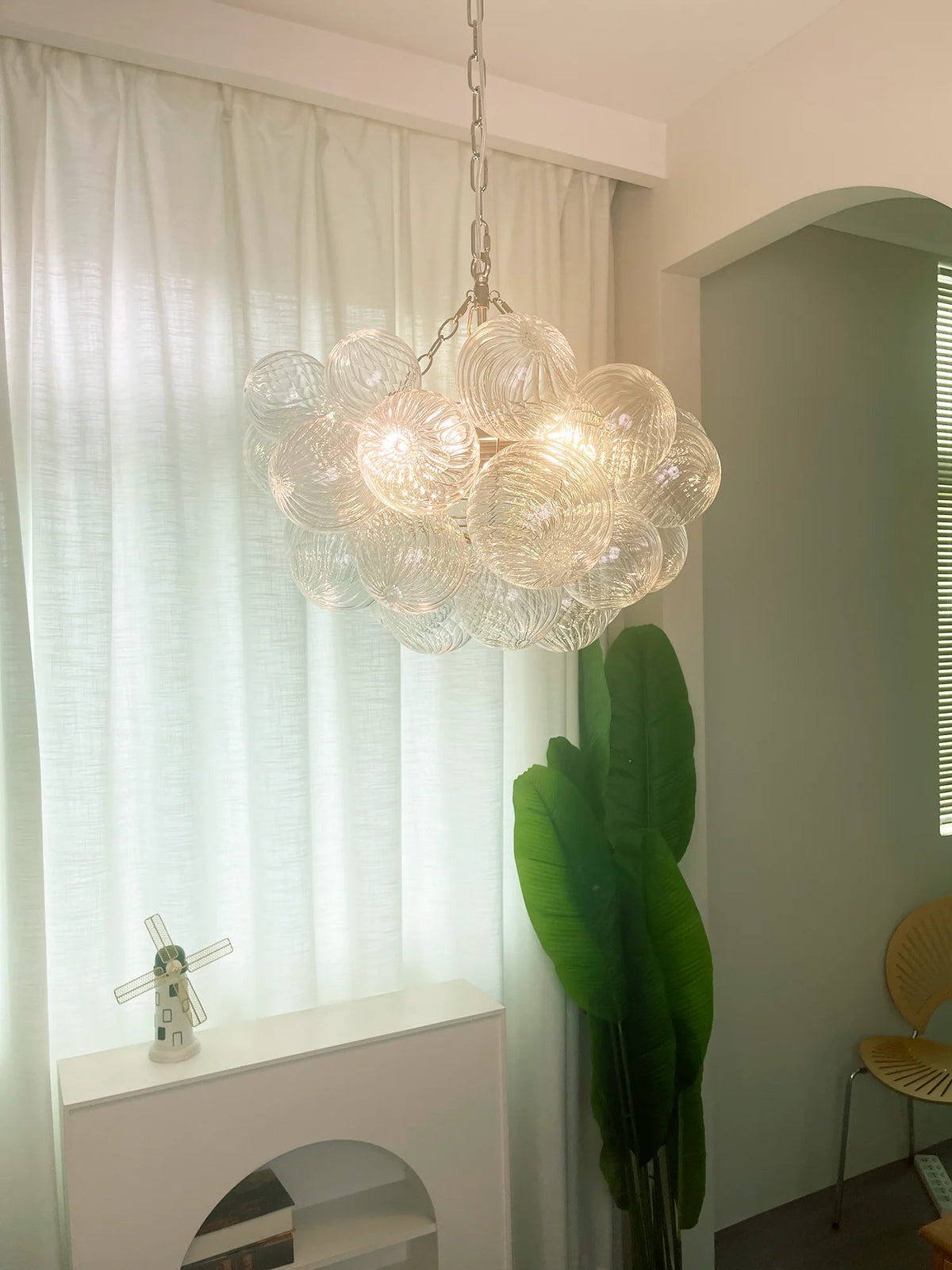 Bubbles Glass Ball Chandelier