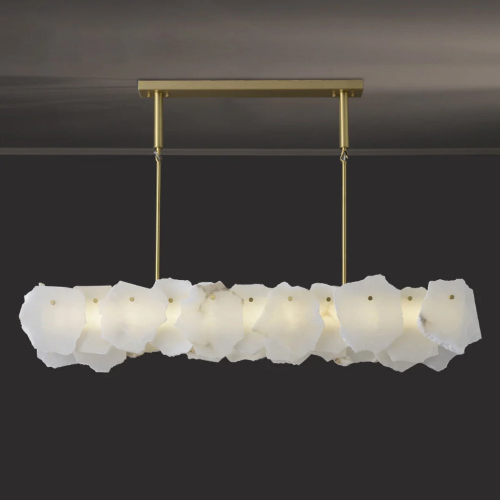 Irregular Burton Alabaster Chandelier