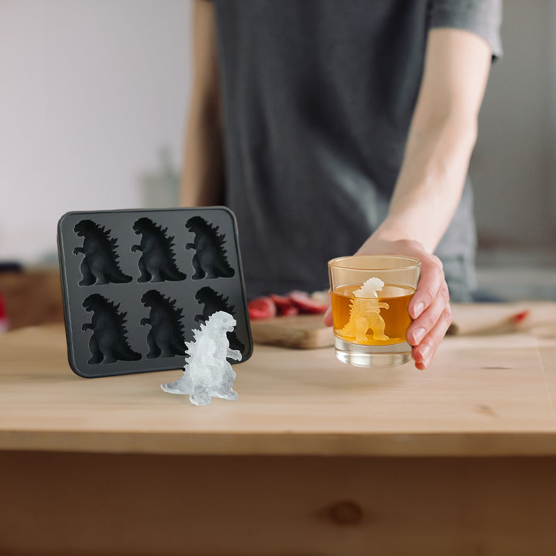 Godzilla Ice Mold: Silicone Kitchen Mold for Baking, Candles, Soaps, Ice Trays, Home Decor & Gifts