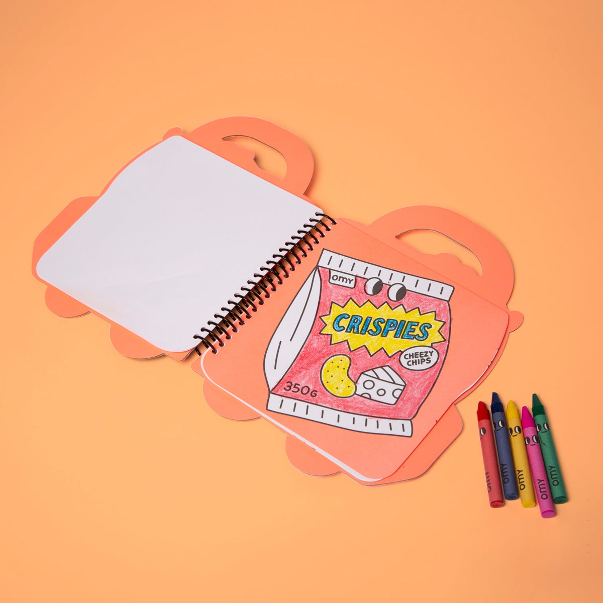 OMY Yummy Coloring & Sticker Activity Book — Ages 3+