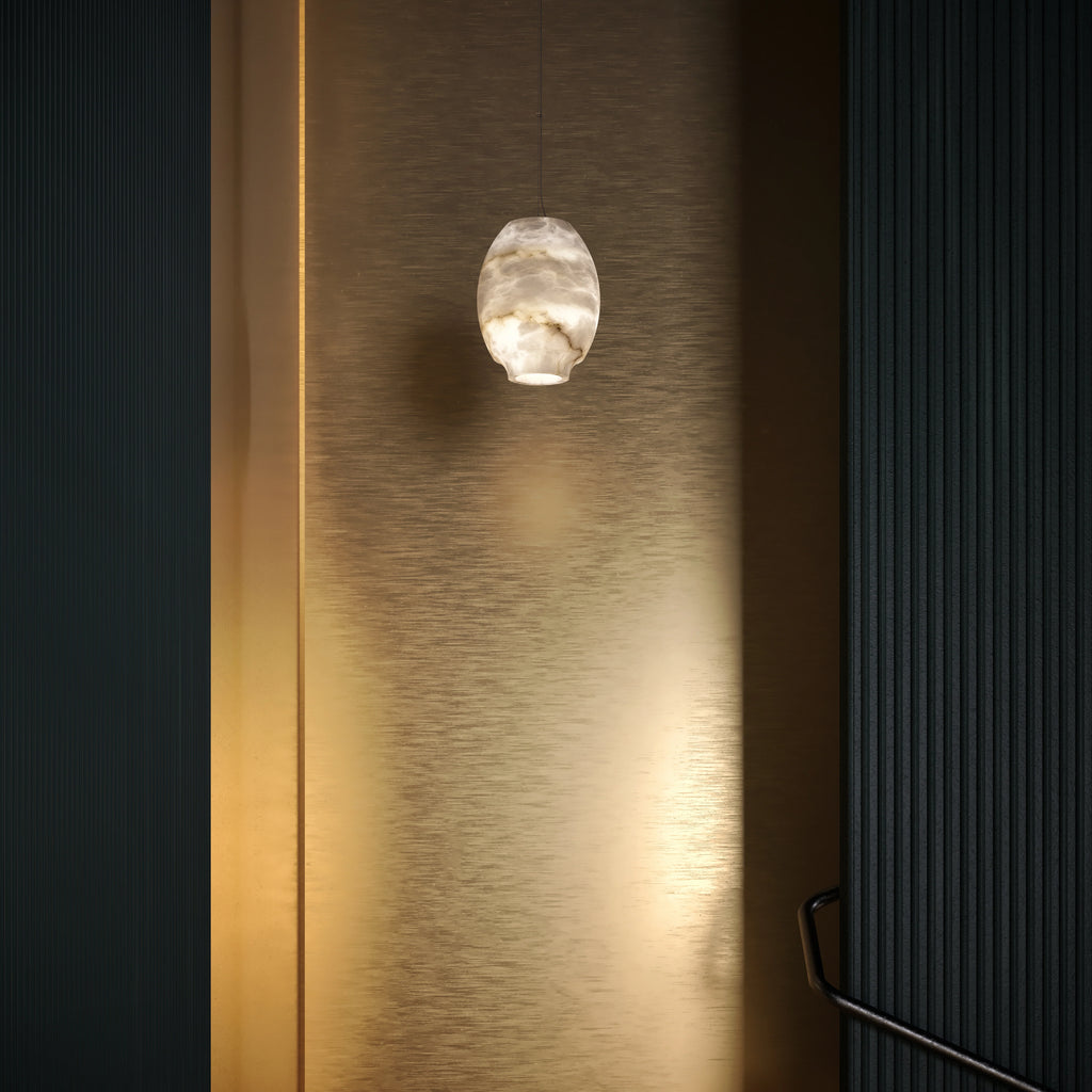 Cocoon Alabaster Chandelier