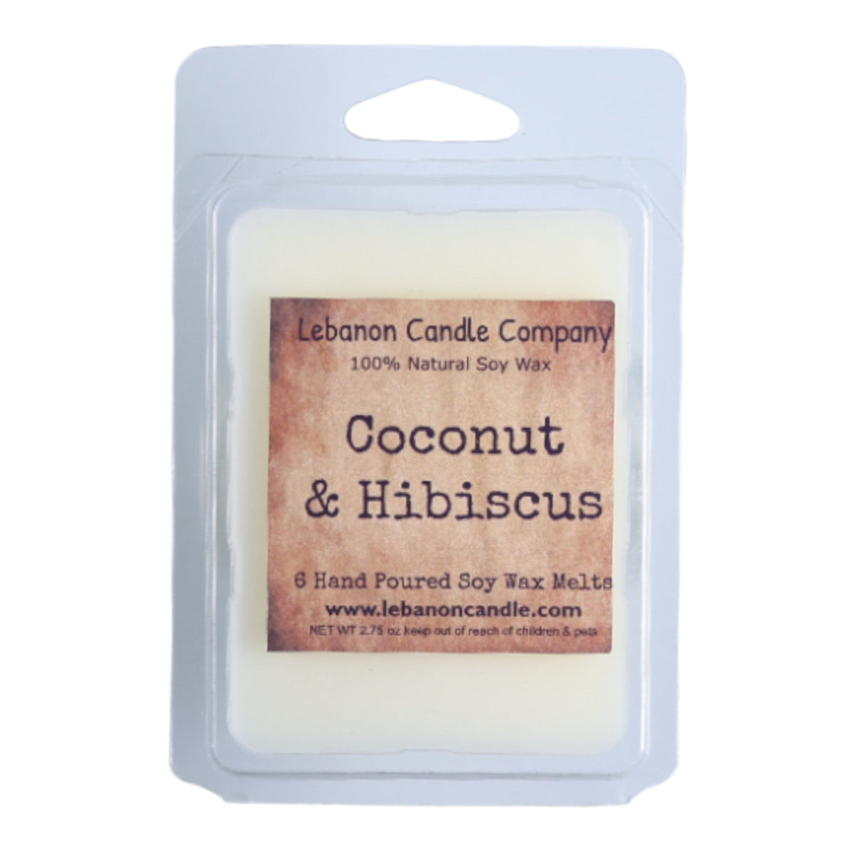 Coconut & Hibiscus Wax Melt