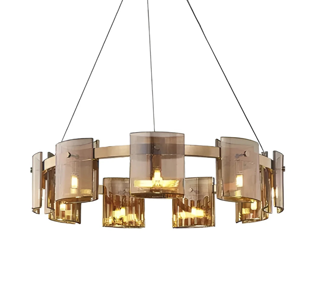 Circular Corlota Glass Chandelier