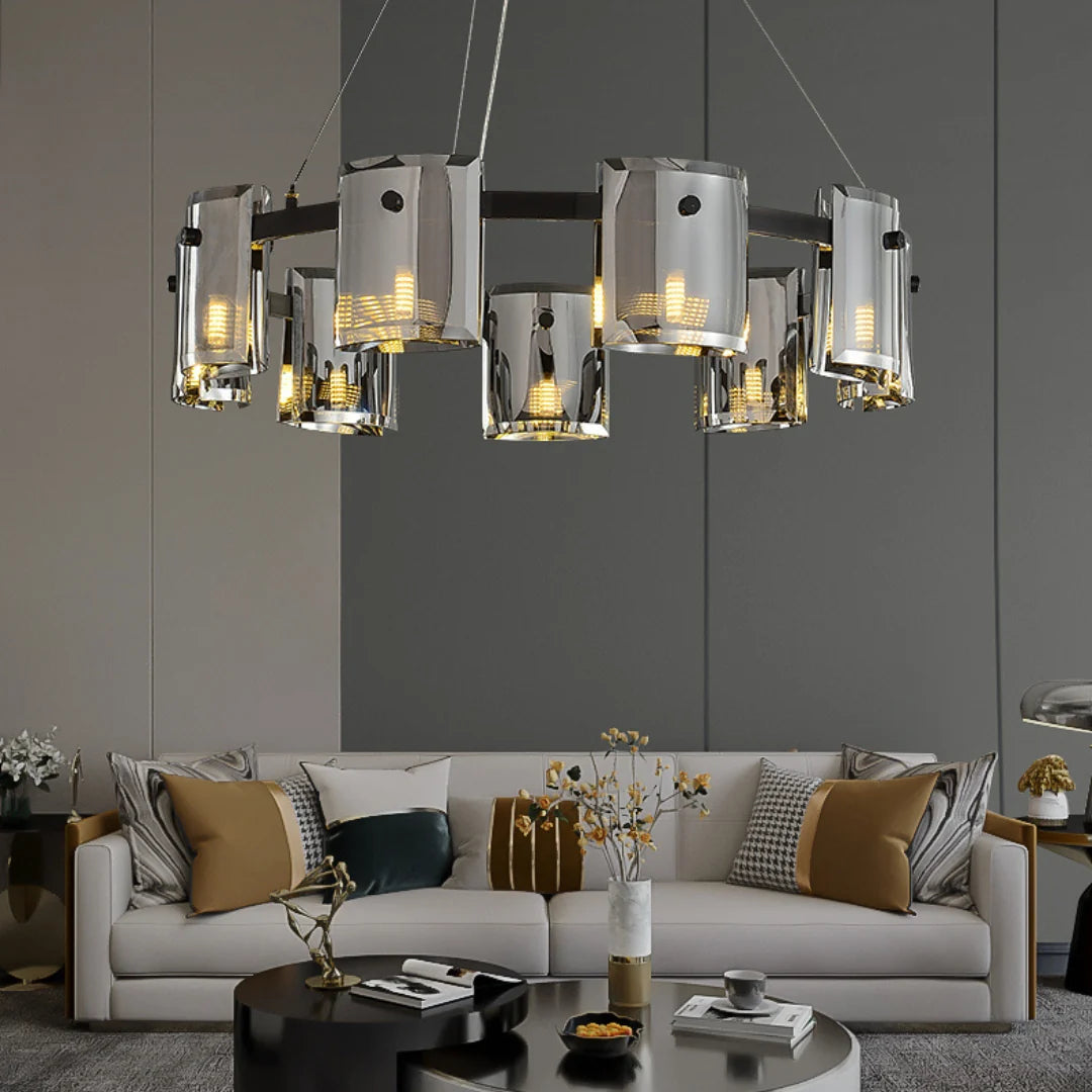 Circular Corlota Glass Chandelier