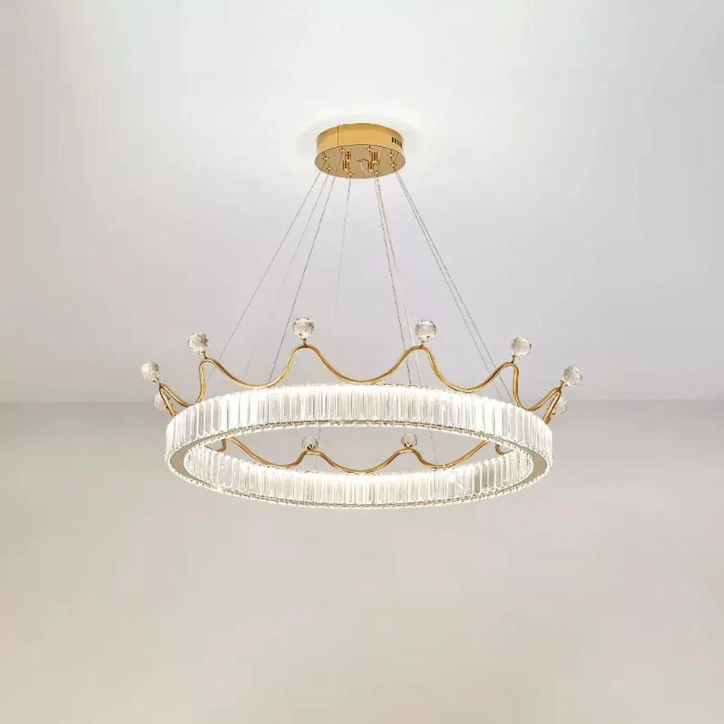 Crown Crystal Round Crystal Chandelier
