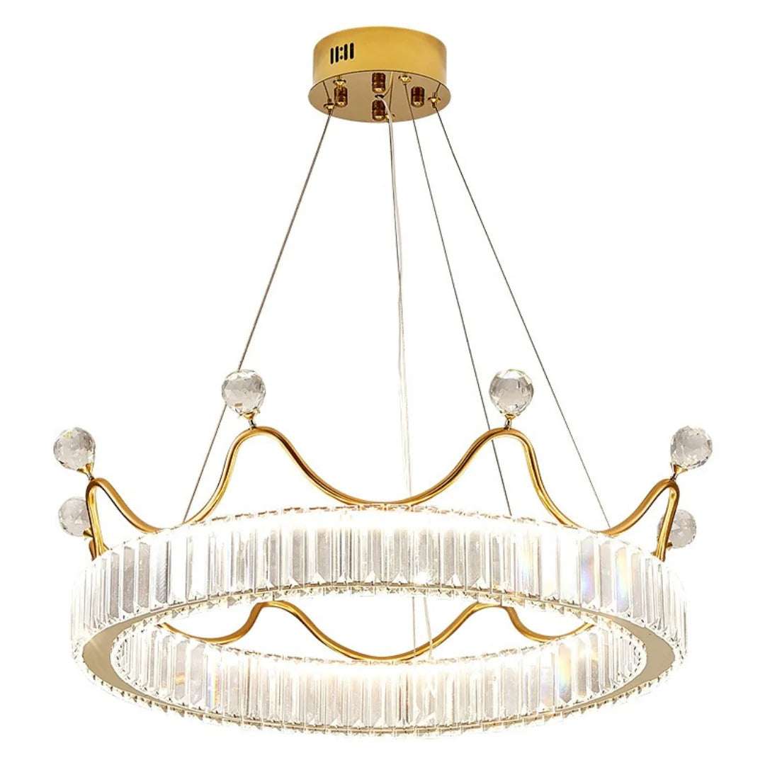 Crown Crystal Round Crystal Chandelier
