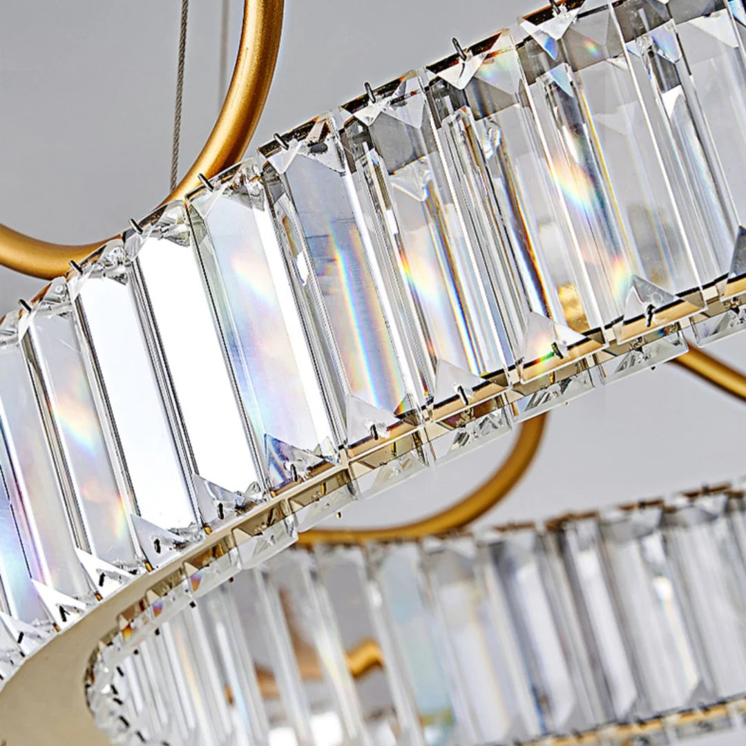 Crown Crystal Round Crystal Chandelier