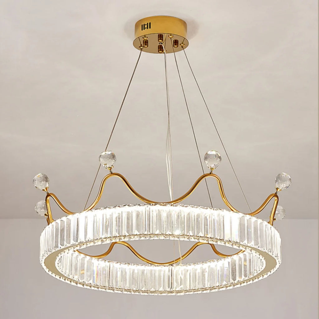 Crown Crystal Round Crystal Chandelier