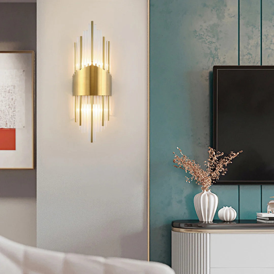 Crystal Rod Wall Sconce