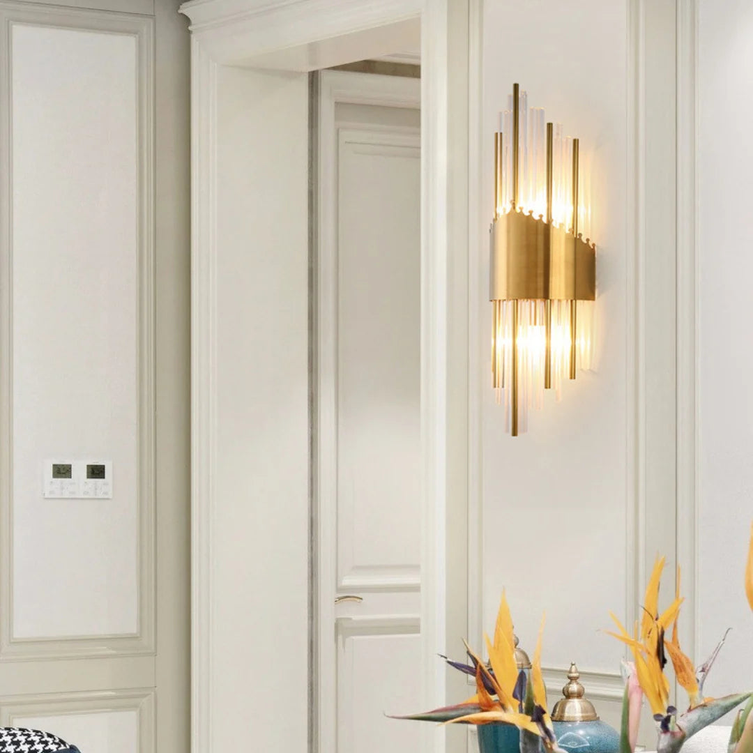 Crystal Rod Wall Sconce