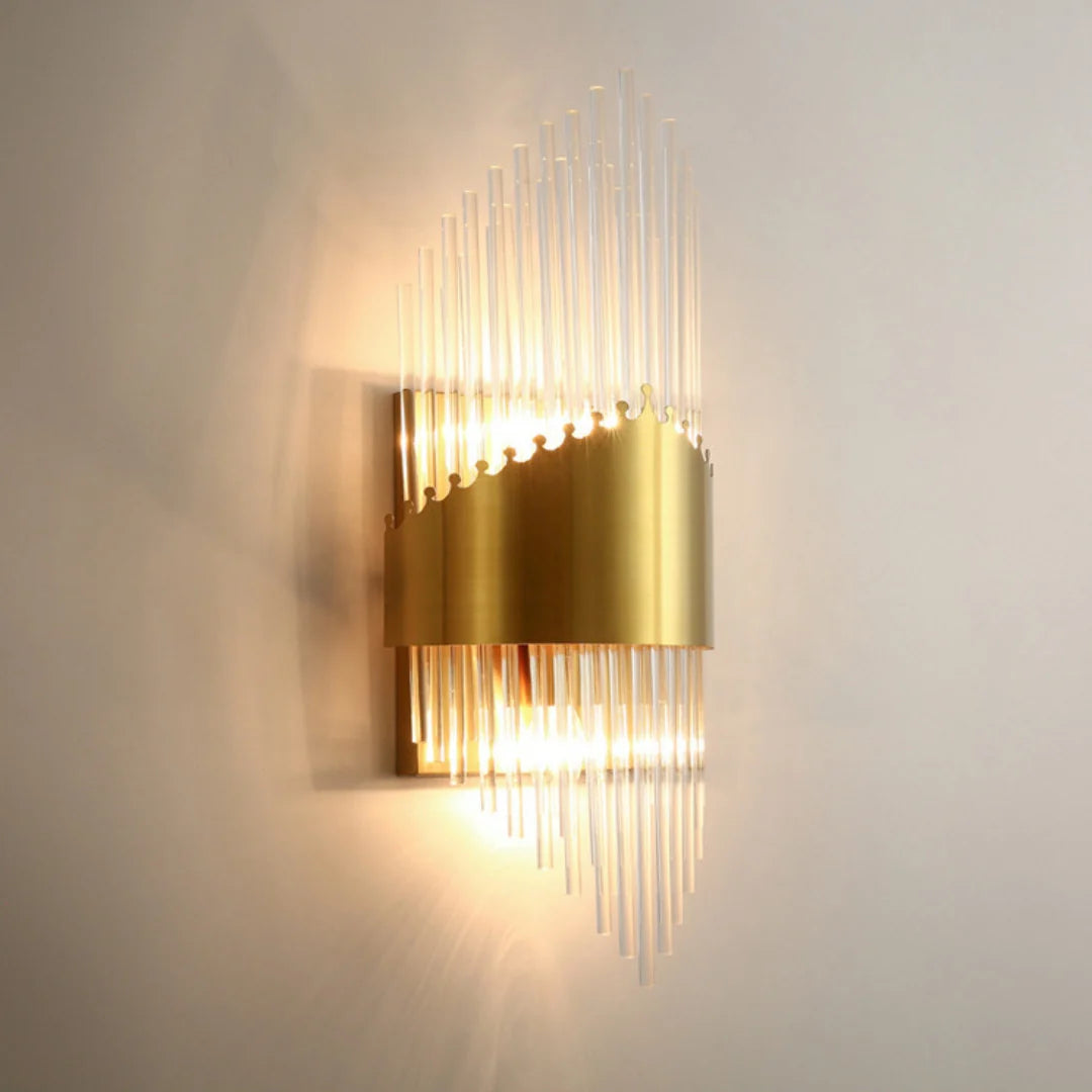 Crystal Rod Wall Sconce