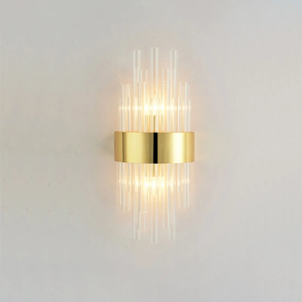 Crystal Tube Modern Wall Lamp